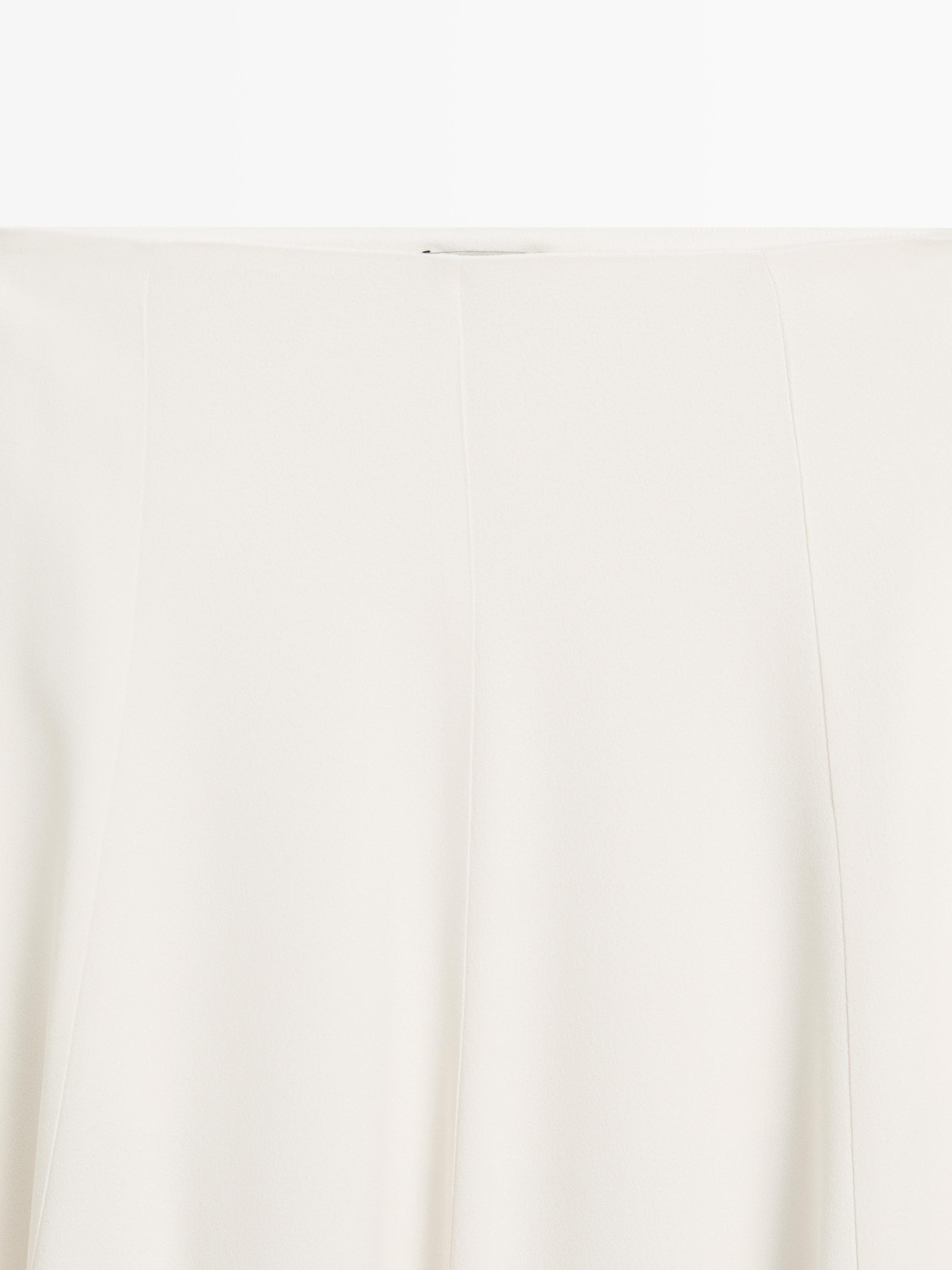 Flowing godet midi skirt - STUDIO